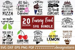 Funny Food SVG Bundle