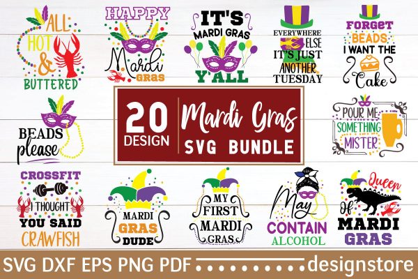 Mardi Gras SVG Bundle