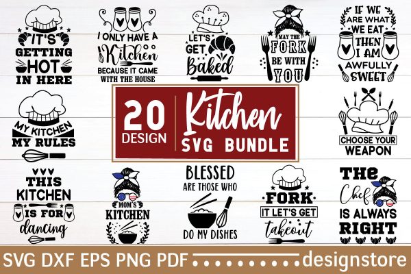 Kitchen SVG Bundle