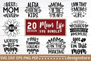 Mom Life SVG Bundle