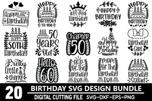 Birthday SVG Bundle