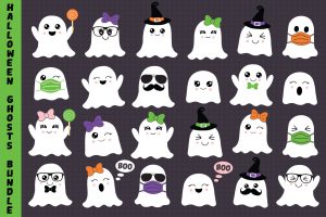 Halloween Ghosts Bundle