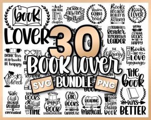 Reading Svg Bundle , Book Svg , Book Lover svg