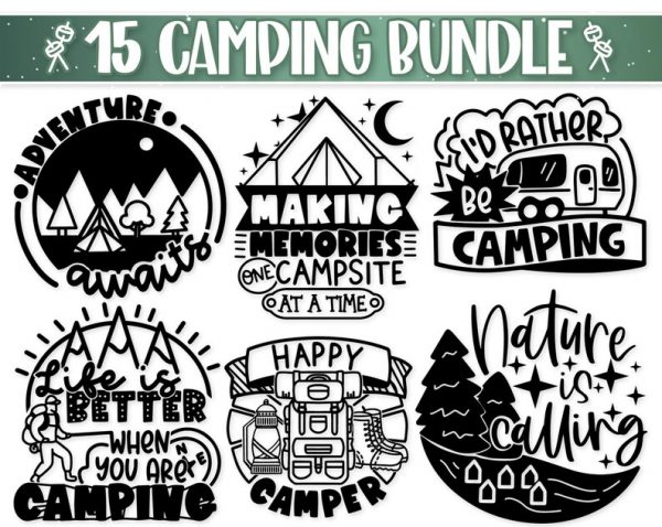Camping Svg, Camper Svg, Svg Files For Cricut